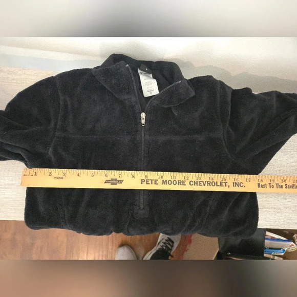 Patagonia Womens Fleece 1/2 Zip Pullover Sweater Black XS X-Small Serpa Soft - Picture 5 of 6